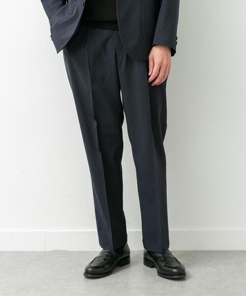 URBAN RESEARCH DOORS(アーバンリサーチドアーズ)の「LIFE STYLE TAILOR リネンライクコンフォータブル1タックパンツ(スーツパンツ・メンズ・グレー/ブラウン系その他/ブルー系その他・MEDIUM/X-LARGE/SMALL/LARGE)」の3枚目の写真