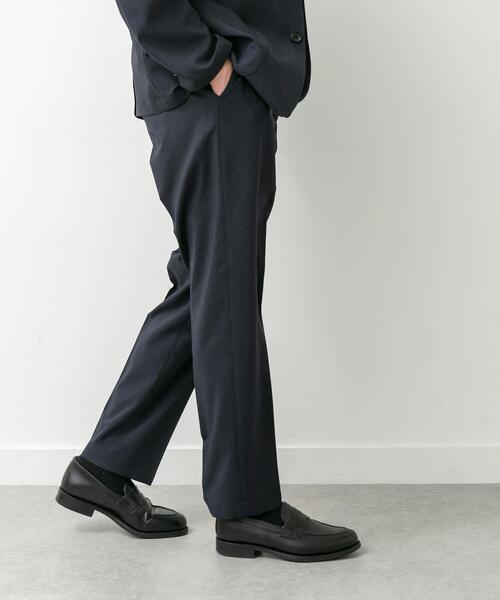 URBAN RESEARCH DOORS(アーバンリサーチドアーズ)の「LIFE STYLE TAILOR リネンライクコンフォータブル1タックパンツ(スーツパンツ・メンズ・グレー/ブラウン系その他/ブルー系その他・MEDIUM/X-LARGE/SMALL/LARGE)」の4枚目の写真