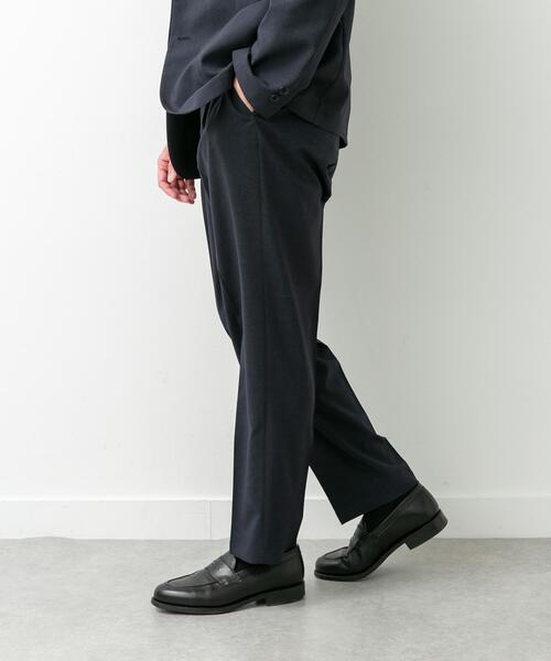 URBAN RESEARCH DOORS(アーバンリサーチドアーズ)の「LIFE STYLE TAILOR リネンライクコンフォータブル1タックパンツ(スーツパンツ・メンズ・グレー/ブラウン系その他/ブルー系その他・MEDIUM/X-LARGE/SMALL/LARGE)」の6枚目の写真