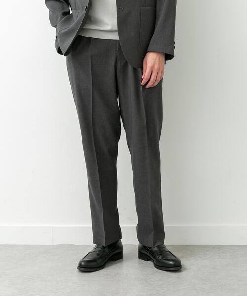 URBAN RESEARCH DOORS(アーバンリサーチドアーズ)の「LIFE STYLE TAILOR リネンライクコンフォータブル1タックパンツ(スーツパンツ・メンズ・グレー/ブラウン系その他/ブルー系その他・MEDIUM/X-LARGE/SMALL/LARGE)」の18枚目の写真