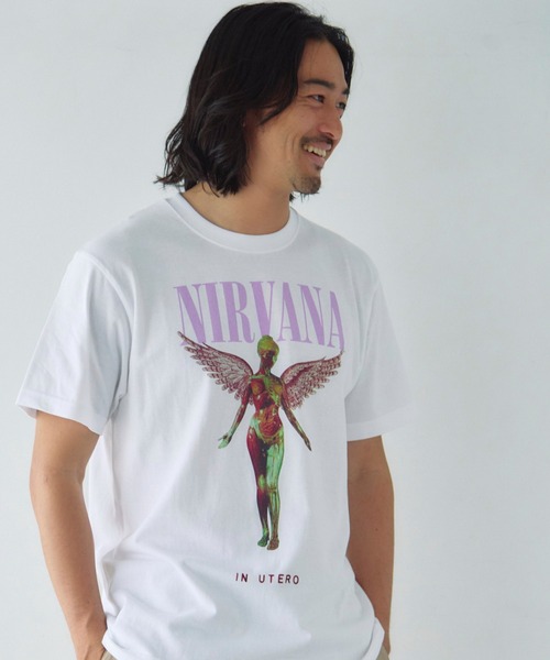 GOOD ROCK SPEED(グッドロックスピード)の「GOOD ROCK SPEED-NIRVANA TEE(Tシャツ/カットソー・メンズ・ブラック系2/ブラック/ホワイト系2/ブラック系3/ホワイト・L/M)」の3枚目の写真