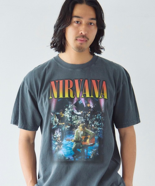 GOOD ROCK SPEED(グッドロックスピード)の「GOOD ROCK SPEED-NIRVANA TEE(Tシャツ/カットソー・メンズ・ブラック系2/ブラック/ホワイト系2/ブラック系3/ホワイト・L/M)」の1枚目の写真
