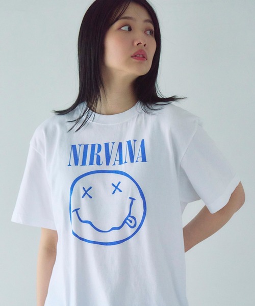 GOOD ROCK SPEED(グッドロックスピード)の「GOOD ROCK SPEED-NIRVANA TEE(Tシャツ/カットソー・メンズ・ブラック系2/ブラック/ホワイト系2/ブラック系3/ホワイト・L/M)」の2枚目の写真