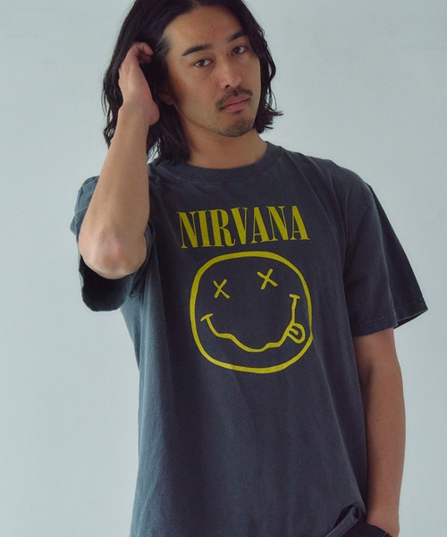 GOOD ROCK SPEED(グッドロックスピード)の「GOOD ROCK SPEED-NIRVANA TEE(Tシャツ/カットソー・メンズ・ブラック系2/ブラック/ホワイト系2/ブラック系3/ホワイト・L/M)」の4枚目の写真