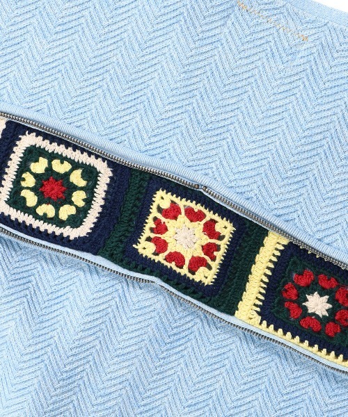 UNION（UNION TOKYO）（ユニオン）の「UNION TOKYO ANDREWS CARDIGAN ユニオントーキョー カーディガン（カーディガン/ボレロ・メンズ・ライトブルー/ダークブラウン・L/XL/S/M）」の13枚目の写真