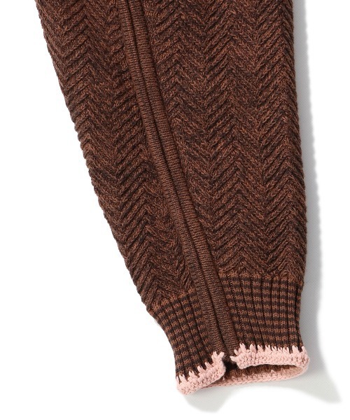 UNION（UNION TOKYO）（ユニオン）の「UNION TOKYO ANDREWS CARDIGAN ユニオントーキョー カーディガン（カーディガン/ボレロ・メンズ・ライトブルー/ダークブラウン・L/XL/S/M）」の8枚目の写真