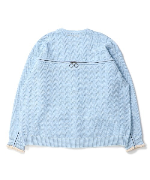 UNION（UNION TOKYO）（ユニオン）の「UNION TOKYO ANDREWS CARDIGAN ユニオントーキョー カーディガン（カーディガン/ボレロ・メンズ・ライトブルー/ダークブラウン・L/XL/S/M）」の9枚目の写真
