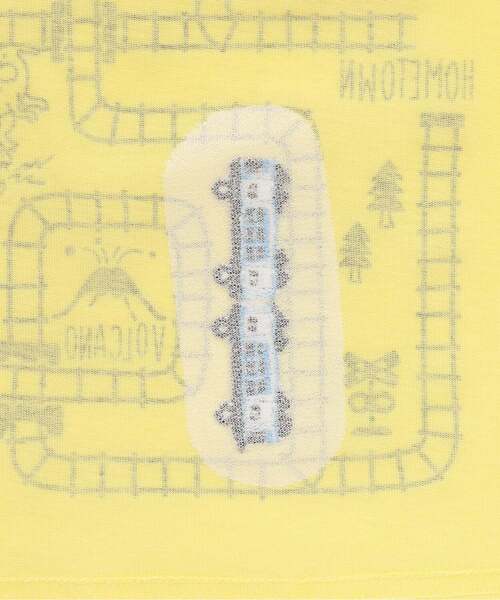 kladskap（クレードスコープ）の「【人気商品再入荷】【直営店で取り扱い無し】電車と線路半袖Tシャツ（Tシャツ/カットソー・キッズ・クリーム・130cm/110cm/100cm/90cm）」の5枚目の写真