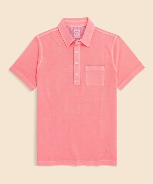 Cotton stretch pique GF логотип — поло
