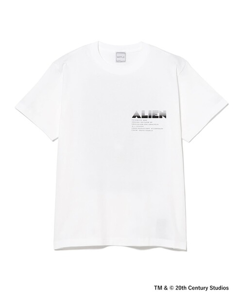 wiffle（ウィッフル）の「WIFFLE / ALIEN T-Shirt①（Tシャツ/カットソー・メンズ・ホワイト・M/L/S/XL）」の2枚目の写真