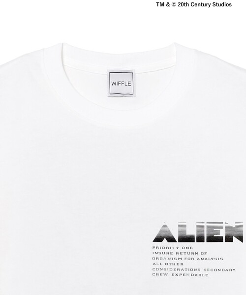 wiffle（ウィッフル）の「WIFFLE / ALIEN T-Shirt①（Tシャツ/カットソー・メンズ・ホワイト・M/L/S/XL）」の3枚目の写真
