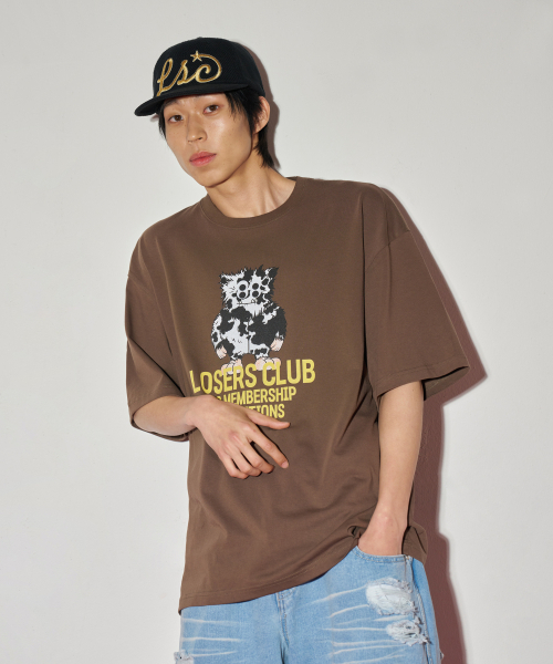 LOSERS CLUB(ルーザーズクラブ)の「イエティグラフィック半袖Tシャツブラウン(Tシャツ/カットソー・レディース・その他・MEDIUM/LARGE)」の1枚目の写真