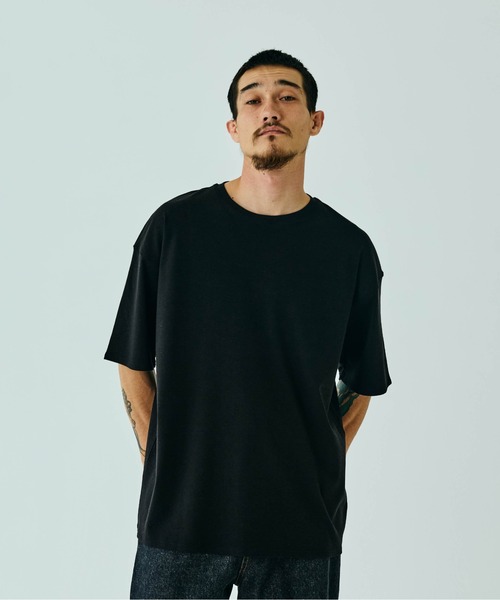 THE BOLDMAN(ザ ボールドマン)の「Summer Wool Tee - BIG / サマーウールTシャツ(Tシャツ/カットソー・メンズ・ブラック×グレー/ブラック/ホワイト・LARGE/MEDIUM)」の18枚目の写真