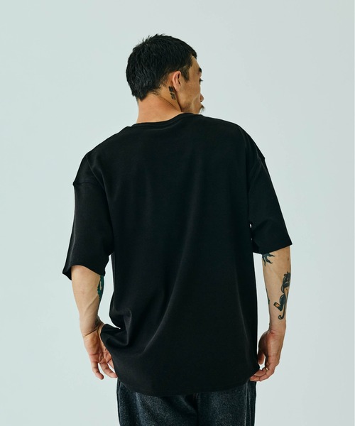 THE BOLDMAN(ザ ボールドマン)の「Summer Wool Tee - BIG / サマーウールTシャツ(Tシャツ/カットソー・メンズ・ブラック×グレー/ブラック/ホワイト・LARGE/MEDIUM)」の20枚目の写真