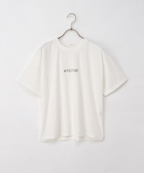Honeys(ハニーズ)の「【ハニさら・接触冷感・UVカット・遮熱】きれいめロゴTシャツ(Tシャツ/カットソー・レディース・ベージュ/ブラック/モカ/ライトブルー/オフホワイト・LL/S/M/L)」の19枚目の写真