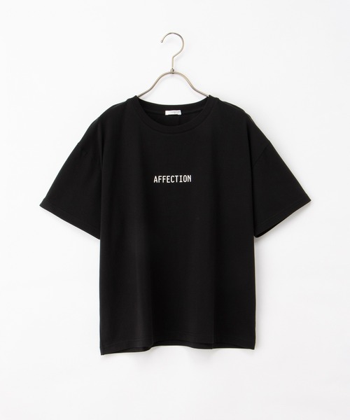 Honeys(ハニーズ)の「【ハニさら・接触冷感・UVカット・遮熱】きれいめロゴTシャツ(Tシャツ/カットソー・レディース・ベージュ/ブラック/モカ/ライトブルー/オフホワイト・LL/S/M/L)」の21枚目の写真