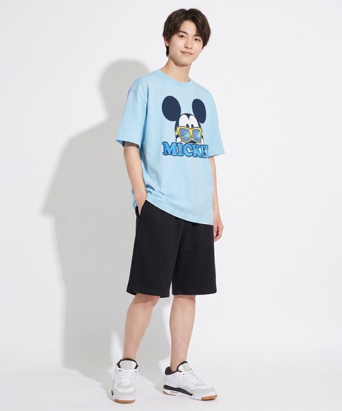BABYDOLL(ベビードール)の「親子お揃い ディズニー リゾート柄レンチキュラーTシャツ 1587A(Tシャツ/カットソー・メンズ・ブルー/ライトブルー/ホワイト系1/ホワイト系2/イエロー×グリーン/パープル・ユニセックスS/ユニセックスM/ユニセックスL/ユニセックスXL)」の15枚目の写真
