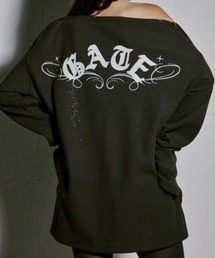 GATELESS（ゲートレス）の「【GATELESS】WAFFLE LONG SLEEVE / 【ゲートレス】ワッフルオフショル長袖Tシャツ（Tシャツ/カットソー）」