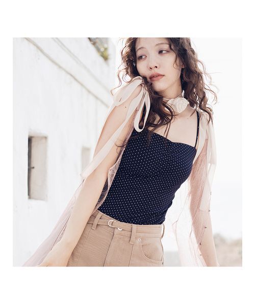 FURFUR(ファーファー)の「レースドッキングカーブデニムパンツ(デニムパンツ・レディース・ベージュ/ブラック/サックスブルー・0/1)」の13枚目の写真