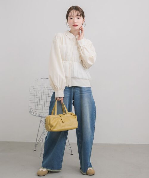 RETRO GIRL(レトロガール)の「ハイウエストカーブデニムPT(デニムパンツ・レディース・ブラック/ブルー・MEDIUM/LARGE)」の21枚目の写真