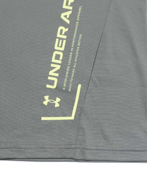 UNDER ARMOUR(アンダーアーマー)の「【別注】アンダーアーマー UAクールプロ グラフィック スリーブレス シャツ 限定コラボ(Tシャツ/カットソー・メンズ・グリーン/ホワイト/チャコールグレー・S/M/L/LL/3L)」の4枚目の写真