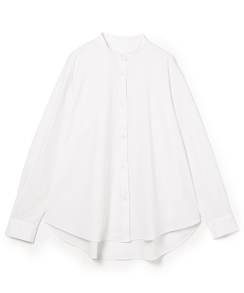 Chacott(チャコット)の「EasyCare+ノーカラーシャツ(カバーオール・レディース・ホワイト/ライトグレー/ライラック・M)」の12枚目の写真