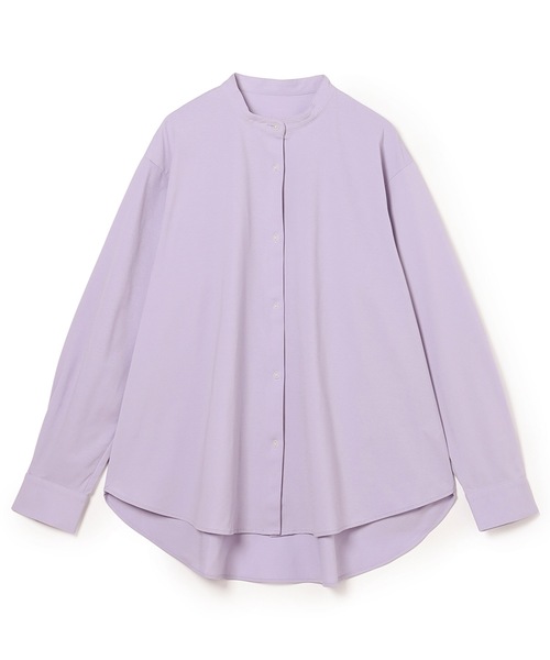 Chacott(チャコット)の「EasyCare+ノーカラーシャツ(カバーオール・レディース・ホワイト/ライトグレー/ライラック・M)」の21枚目の写真
