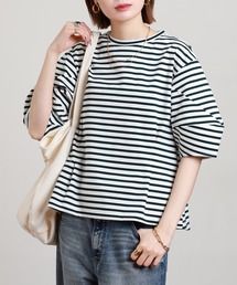 ESPEYRAC バルーンスリーブT 半端袖