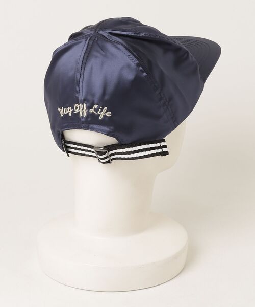 DEUS EX MACHINA(デウスエクスマキナ)の「(DEUS EX MACHINA)SUKA SATIN BALL CAP(キャップ・レディース・ネイビー・ONE SIZE)」の10枚目の写真