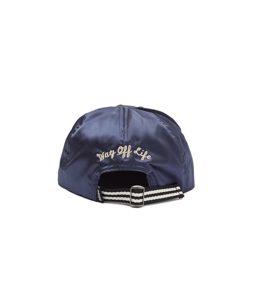 DEUS EX MACHINA(デウスエクスマキナ)の「(DEUS EX MACHINA)SUKA SATIN BALL CAP(キャップ・レディース・ネイビー・ONE SIZE)」の4枚目の写真