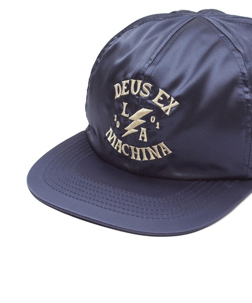 DEUS EX MACHINA(デウスエクスマキナ)の「(DEUS EX MACHINA)SUKA SATIN BALL CAP(キャップ・レディース・ネイビー・ONE SIZE)」の5枚目の写真