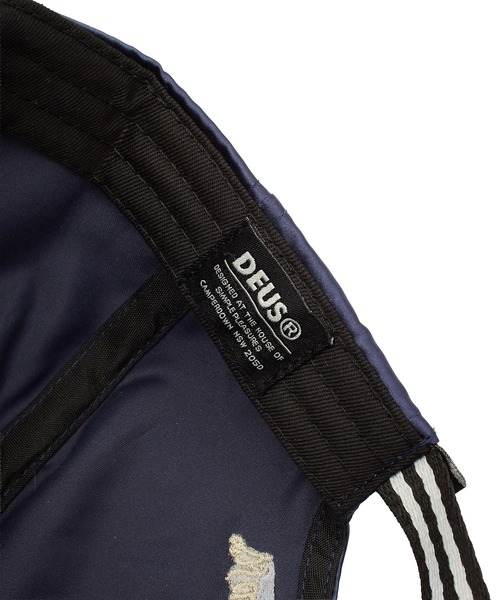 DEUS EX MACHINA(デウスエクスマキナ)の「(DEUS EX MACHINA)SUKA SATIN BALL CAP(キャップ・レディース・ネイビー・ONE SIZE)」の9枚目の写真