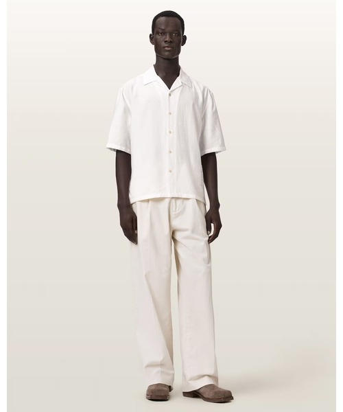 ALLSAINTS(オールセインツ)の「PURLEY OVERSIZED SHORT SLEEVE SHIRT | PURLEY オーバーサイズ 半袖 シャツ(シャツ/ブラウス・メンズ・ホワイト系その他・M/L/S/XS)」の2枚目の写真