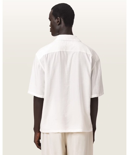 ALLSAINTS(オールセインツ)の「PURLEY OVERSIZED SHORT SLEEVE SHIRT | PURLEY オーバーサイズ 半袖 シャツ(シャツ/ブラウス・メンズ・ホワイト系その他・M/L/S/XS)」の5枚目の写真