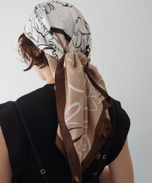 LOUNGEDRESS（ラウンジドレス）の「【GALENA/ガレナ】ボタニカルラインスカーフ（バンダナ/スカーフ）」