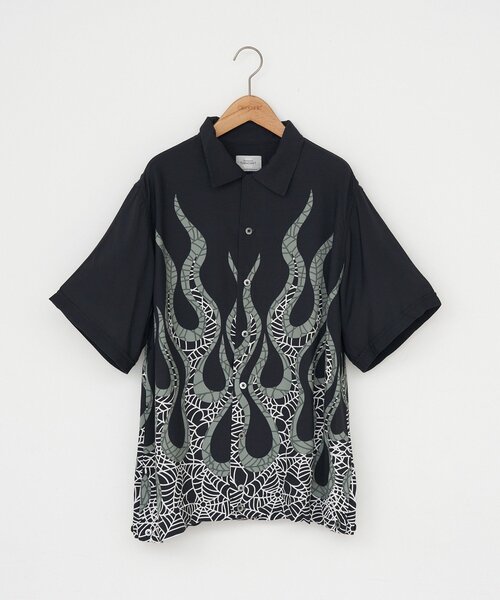 CIAOPANIC(チャオパニック)の「【別注】【TOWNCRAFT/タウンクラフト】60S BOWLING SHIRT(シャツ/ブラウス・レディース・イエロー/ホワイト/グレー/ブラック・FREE)」の7枚目の写真
