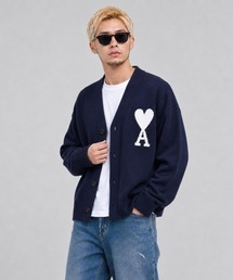 AMI PARIS / AMI BIG HEART LOGO CADIGAN / AMI Paris.01