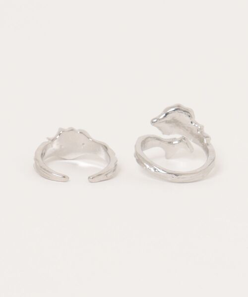 LUGG NAGG(ラグナグ)の「【446633】ブラックデザインリング2点セット(RZ)(リング・レディース・シルバー系1・FREE)」の8枚目の写真