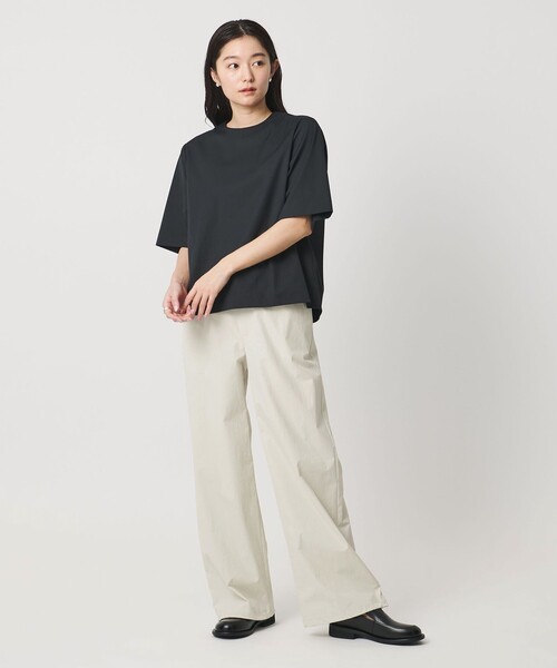 MARW UNITED ARROWS（マルゥ ユナイテッドアローズ）の「＜MARW UNITED ARROWS＞ストレート イージーパンツ 撥水（その他パンツ・レディース・ベージュ/ナチュラル/ブラック・36/38）」の4枚目の写真