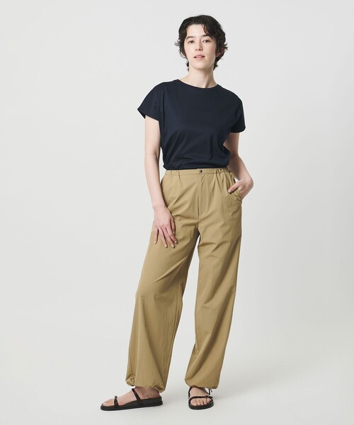 MARW UNITED ARROWS（マルゥ ユナイテッドアローズ）の「＜MARW UNITED ARROWS＞ストレート イージーパンツ 撥水（その他パンツ・レディース・ベージュ/ナチュラル/ブラック・36/38）」の11枚目の写真