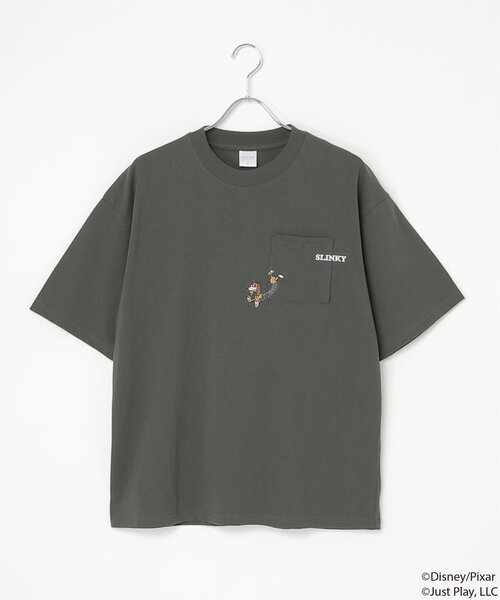 VENCEEXCHANGE(ヴァンスエクスチェンジ)の「『トイ・ストーリー』デザイン マタギ刺繍ポケットTシャツ(Tシャツ/カットソー・メンズ・ブラック/アイボリー・M/L)」の16枚目の写真