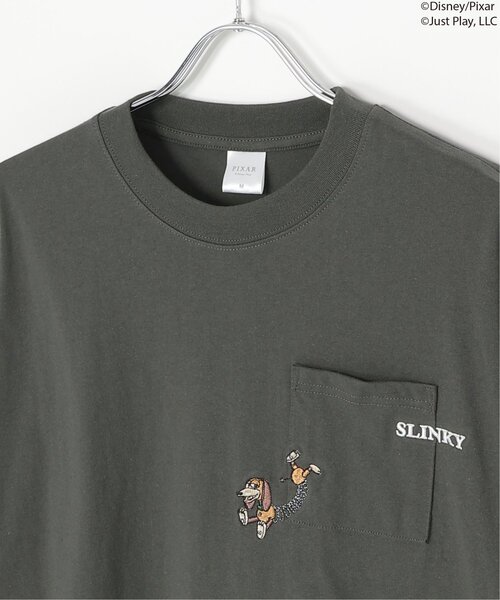 VENCEEXCHANGE(ヴァンスエクスチェンジ)の「『トイ・ストーリー』デザイン マタギ刺繍ポケットTシャツ(Tシャツ/カットソー・メンズ・ブラック/アイボリー・M/L)」の20枚目の写真
