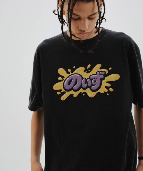 NOISE MAKER(ノイズメーカー)の「スプラッシュロゴTEE(Tシャツ/カットソー・メンズ・オフホワイト/ブラック・MEDIUM/LARGE/X-LARGE)」の1枚目の写真
