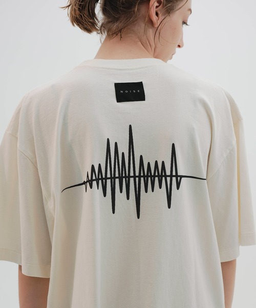 NOISE MAKER(ノイズメーカー)の「スプラッシュロゴTEE(Tシャツ/カットソー・メンズ・オフホワイト/ブラック・MEDIUM/LARGE/X-LARGE)」の8枚目の写真