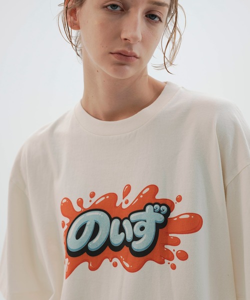 NOISE MAKER(ノイズメーカー)の「スプラッシュロゴTEE(Tシャツ/カットソー・メンズ・オフホワイト/ブラック・MEDIUM/LARGE/X-LARGE)」の7枚目の写真