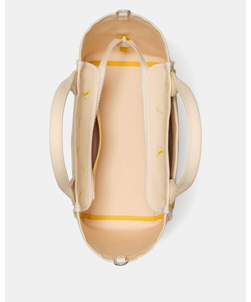 kate spade new york(ケイトスペード ニューヨーク)の「ダッシュ バナナ キャンバス トート バッグ(ショルダーバッグ・レディース・ベージュ・ONESIZE)」の4枚目の写真