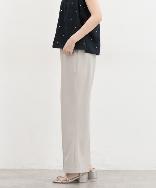 Honeys(ハニーズ)の「【抗菌防臭】ストレートパンツ(スラックス・レディース・ネイビー/ブラック/グレイッシュベージュ/ブラウン・3L/L/LL/M/S)」の18枚目の写真