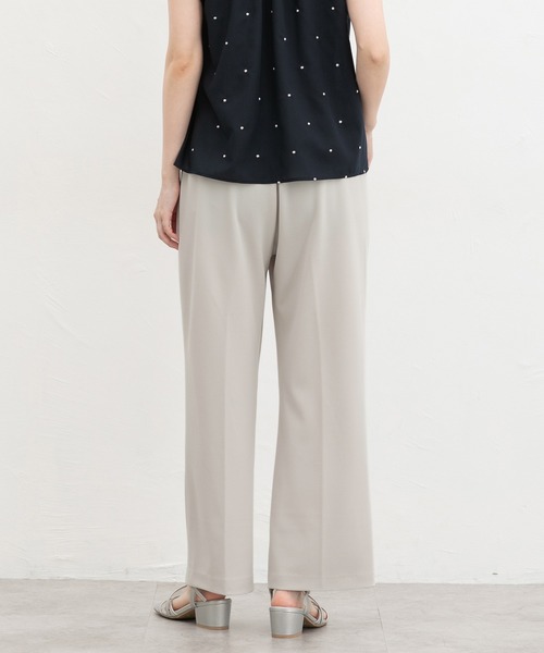 Honeys(ハニーズ)の「【抗菌防臭】ストレートパンツ(スラックス・レディース・ネイビー/ブラック/グレイッシュベージュ/ブラウン・3L/L/LL/M/S)」の19枚目の写真