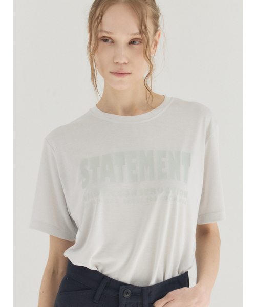 Sorry,Too Much Love(ソーリートゥーマッチラブ)の「Soft Modal Crewneck Graphic Tee_Gray(Tシャツ/カットソー・レディース・その他・FREE)」の2枚目の写真