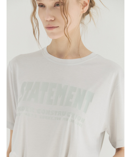 Sorry,Too Much Love(ソーリートゥーマッチラブ)の「Soft Modal Crewneck Graphic Tee_Gray(Tシャツ/カットソー・レディース・その他・FREE)」の4枚目の写真